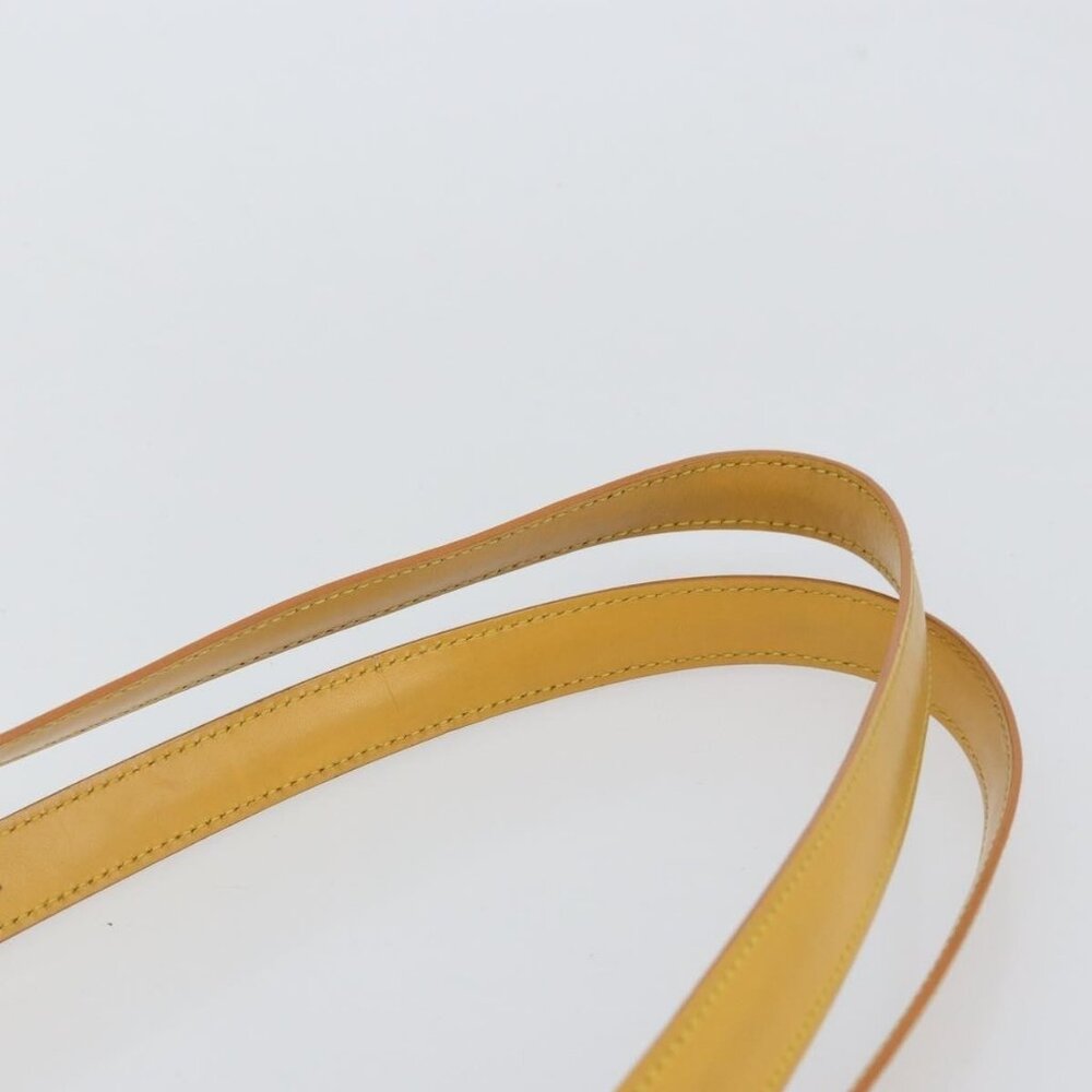 Authentic LOUIS VUITTON Epi Lussac Shoulder Bag Yellow M52289 LV - Picture 15 of 16